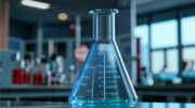 Колба в лаборатории