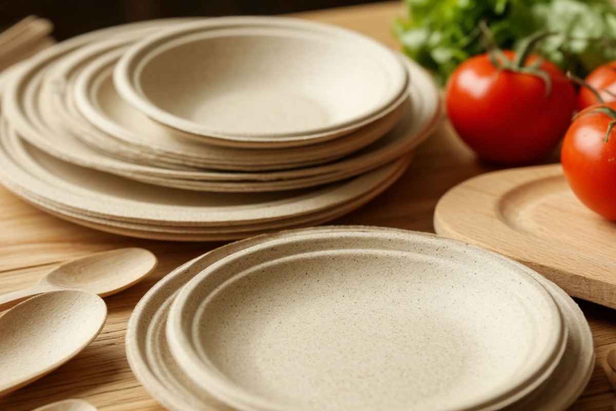 Биоразлагаемая посуда из пшеницы может передавать глютен в пищу